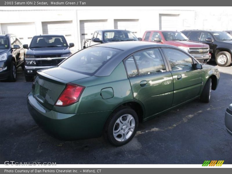 Medium Green / Tan 2003 Saturn ION 2 Sedan