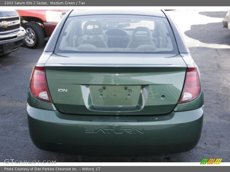 Medium Green / Tan 2003 Saturn ION 2 Sedan