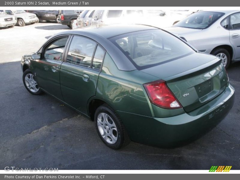 Medium Green / Tan 2003 Saturn ION 2 Sedan