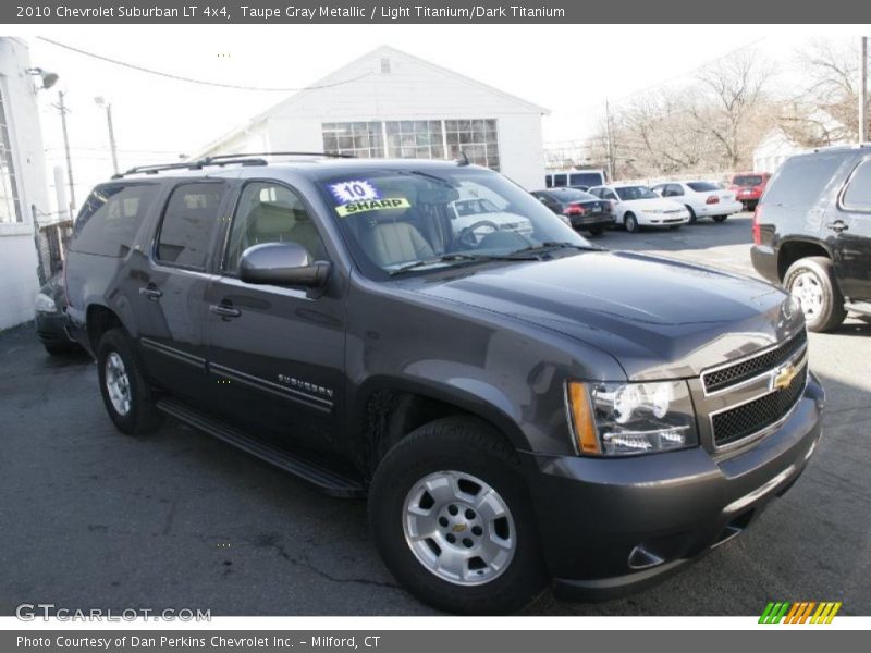 Taupe Gray Metallic / Light Titanium/Dark Titanium 2010 Chevrolet Suburban LT 4x4