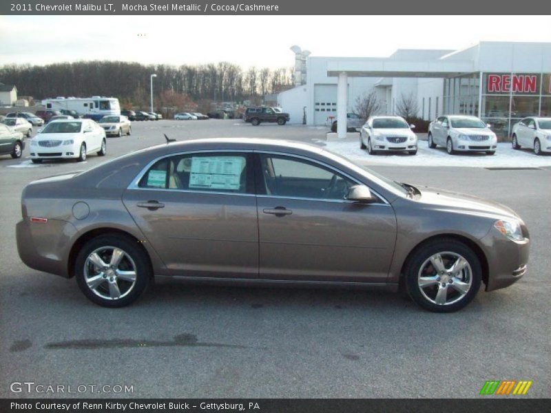 Mocha Steel Metallic / Cocoa/Cashmere 2011 Chevrolet Malibu LT