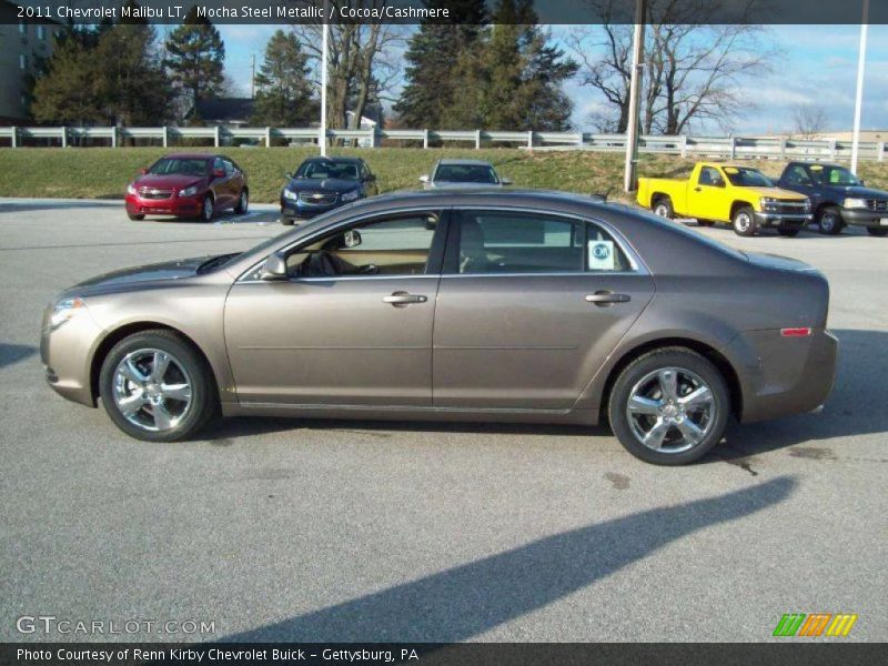 Mocha Steel Metallic / Cocoa/Cashmere 2011 Chevrolet Malibu LT