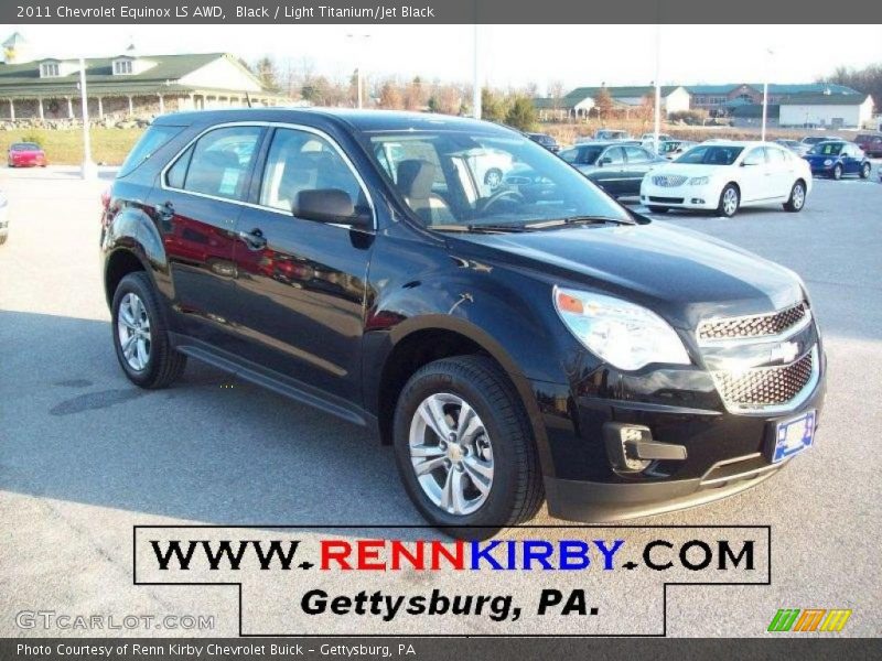 Black / Light Titanium/Jet Black 2011 Chevrolet Equinox LS AWD