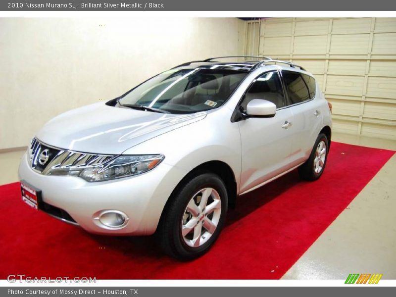 Brilliant Silver Metallic / Black 2010 Nissan Murano SL