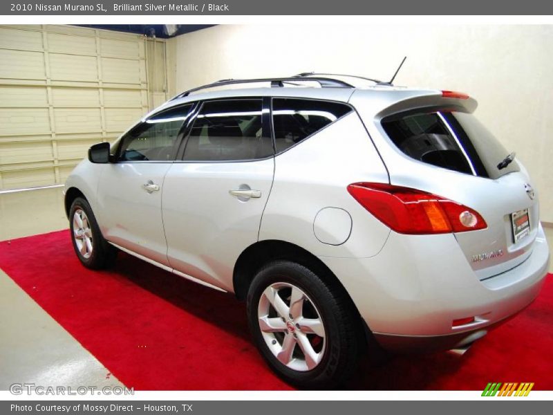 Brilliant Silver Metallic / Black 2010 Nissan Murano SL