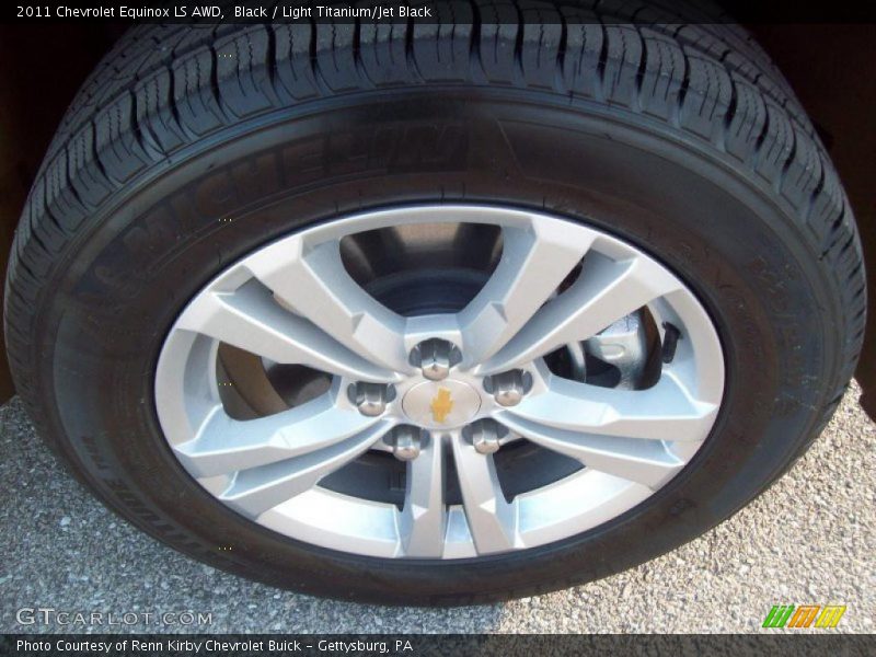 Black / Light Titanium/Jet Black 2011 Chevrolet Equinox LS AWD