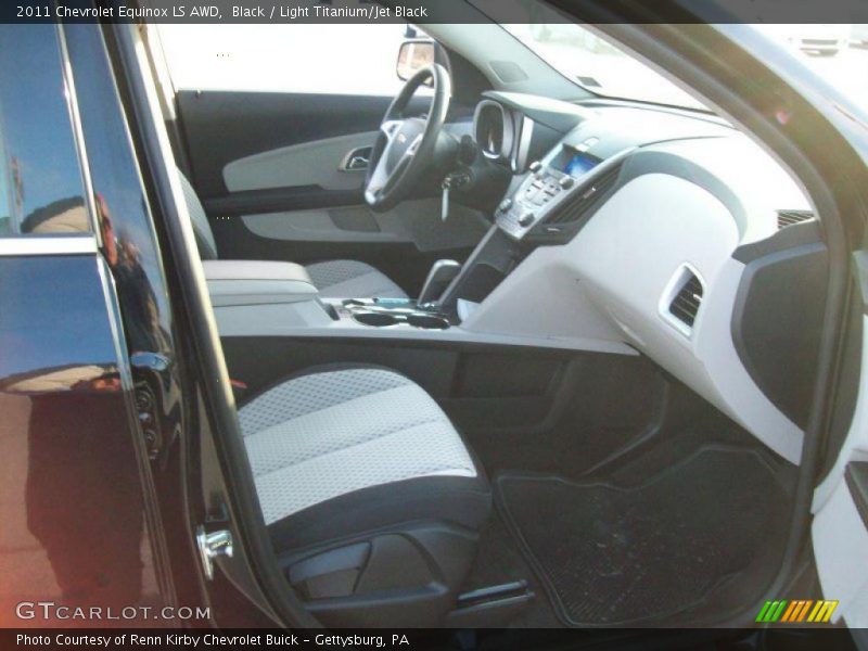 Black / Light Titanium/Jet Black 2011 Chevrolet Equinox LS AWD