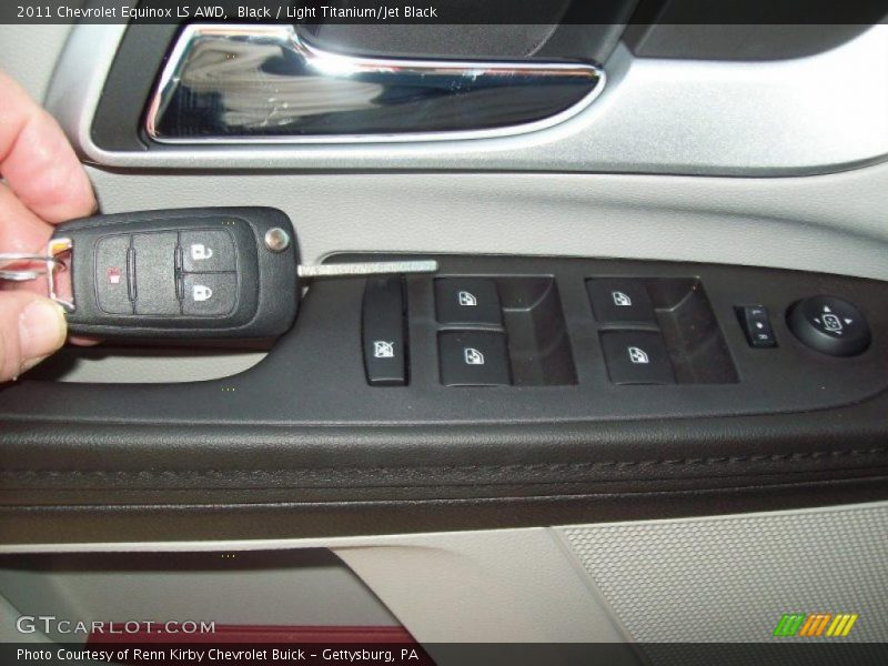 Black / Light Titanium/Jet Black 2011 Chevrolet Equinox LS AWD