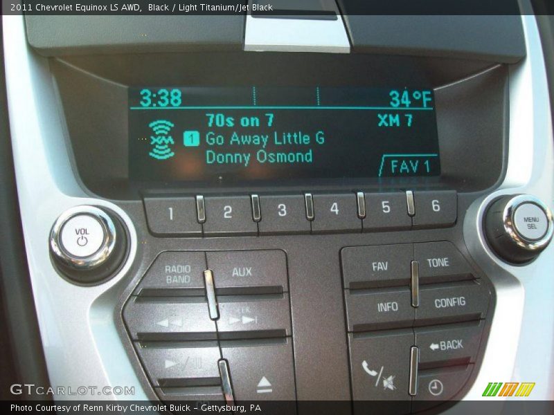 Black / Light Titanium/Jet Black 2011 Chevrolet Equinox LS AWD