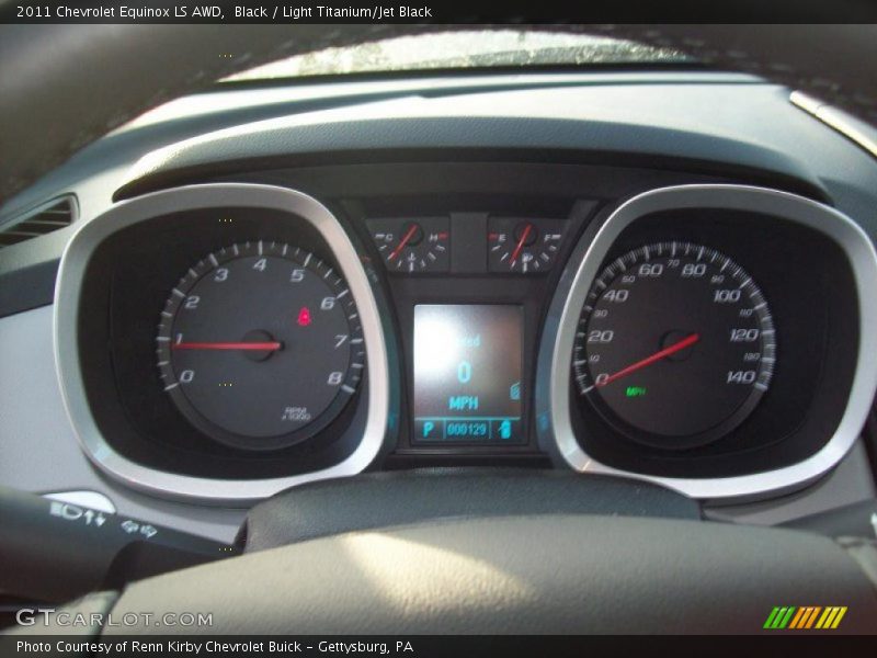 Black / Light Titanium/Jet Black 2011 Chevrolet Equinox LS AWD