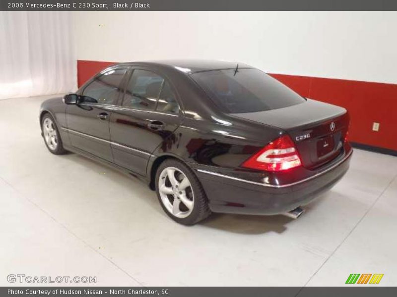 Black / Black 2006 Mercedes-Benz C 230 Sport