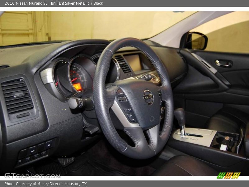 Brilliant Silver Metallic / Black 2010 Nissan Murano SL