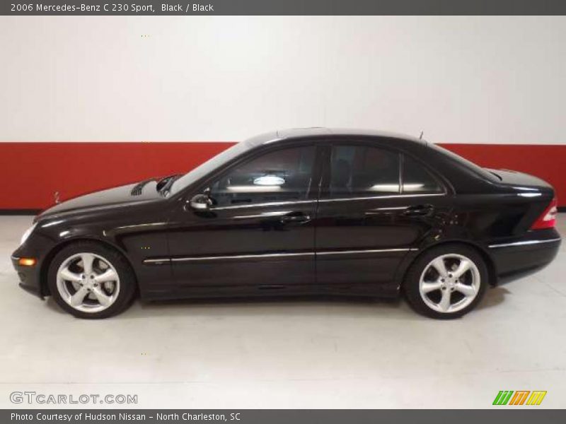 Black / Black 2006 Mercedes-Benz C 230 Sport