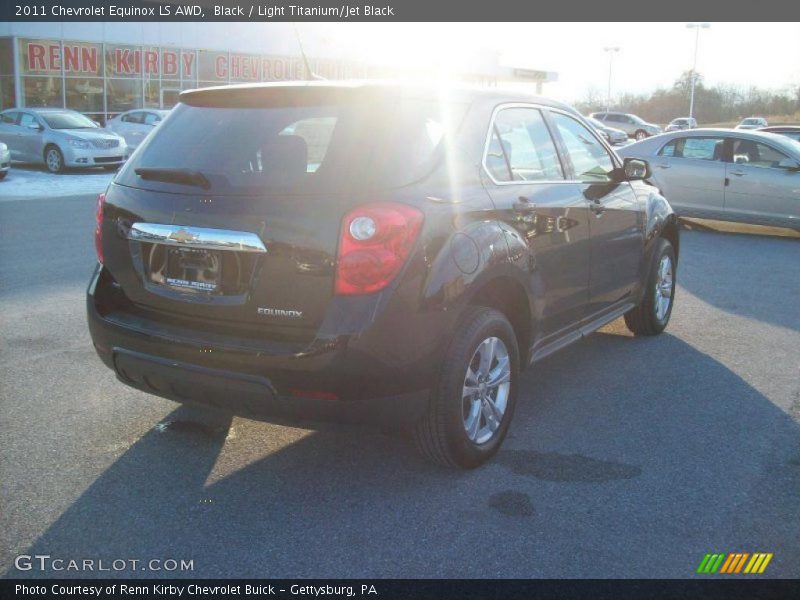 Black / Light Titanium/Jet Black 2011 Chevrolet Equinox LS AWD