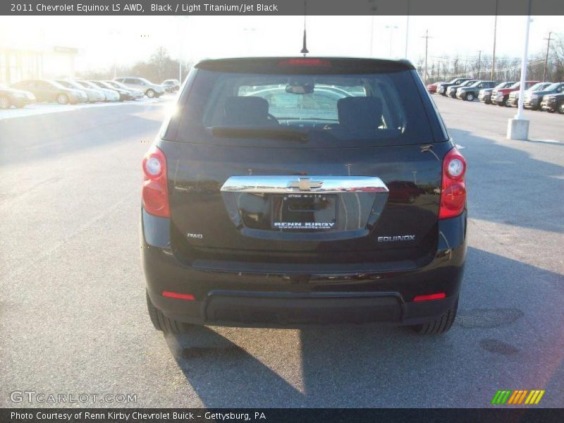 Black / Light Titanium/Jet Black 2011 Chevrolet Equinox LS AWD