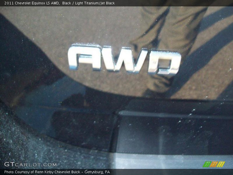 Black / Light Titanium/Jet Black 2011 Chevrolet Equinox LS AWD