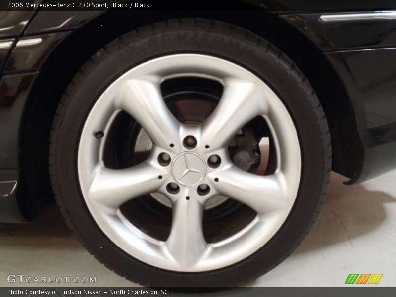 Black / Black 2006 Mercedes-Benz C 230 Sport