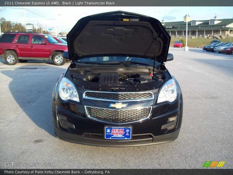 Black / Light Titanium/Jet Black 2011 Chevrolet Equinox LS AWD