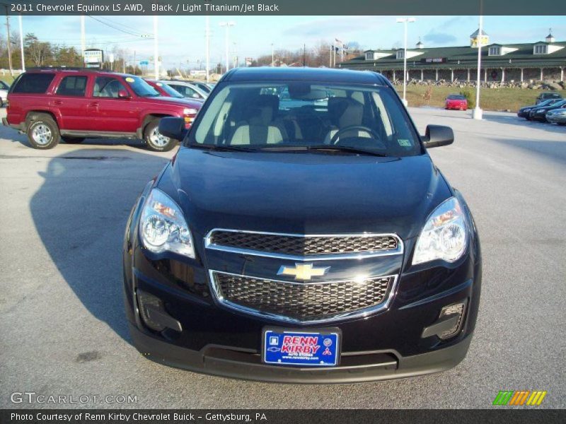 Black / Light Titanium/Jet Black 2011 Chevrolet Equinox LS AWD