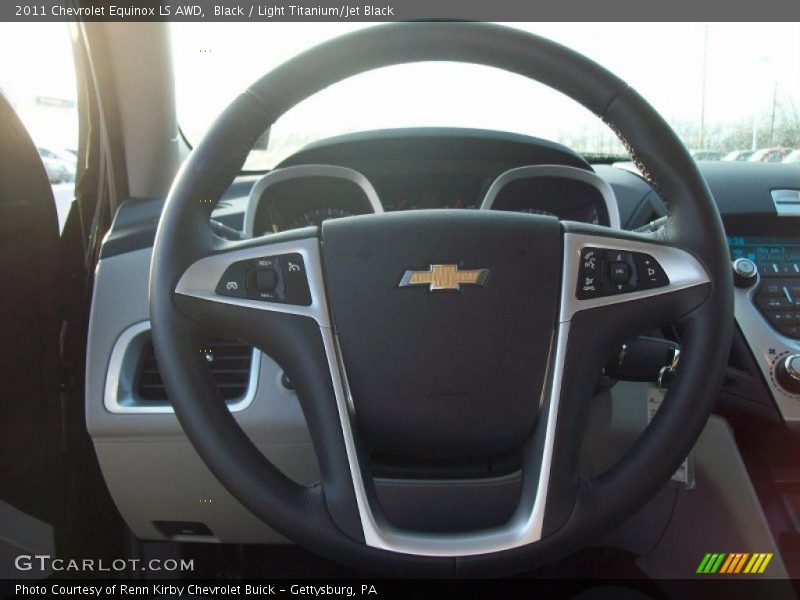 Black / Light Titanium/Jet Black 2011 Chevrolet Equinox LS AWD