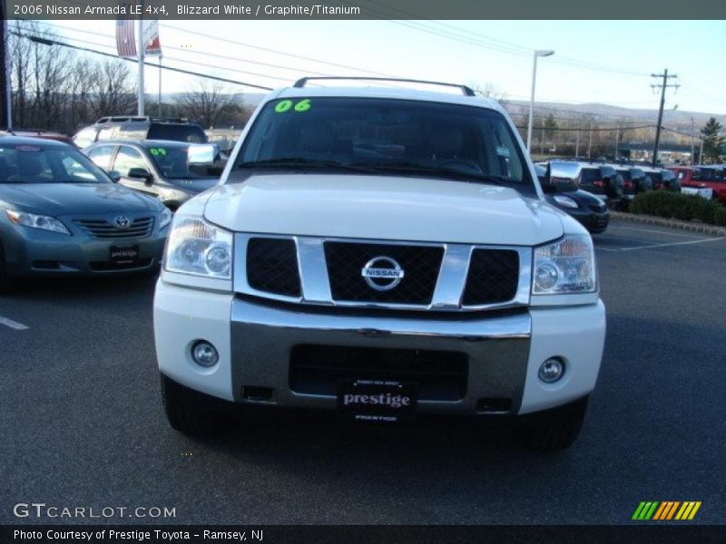 Blizzard White / Graphite/Titanium 2006 Nissan Armada LE 4x4