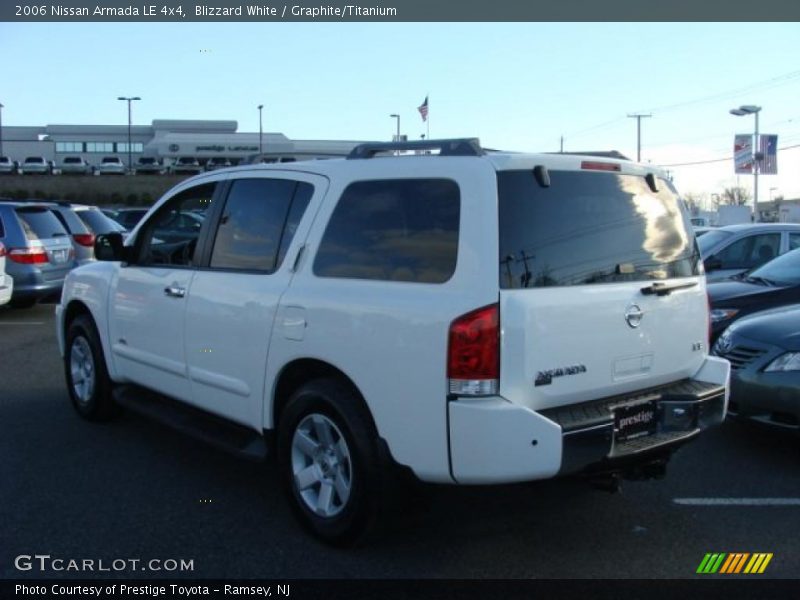 Blizzard White / Graphite/Titanium 2006 Nissan Armada LE 4x4