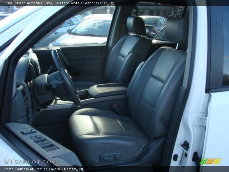 Blizzard White / Graphite/Titanium 2006 Nissan Armada LE 4x4
