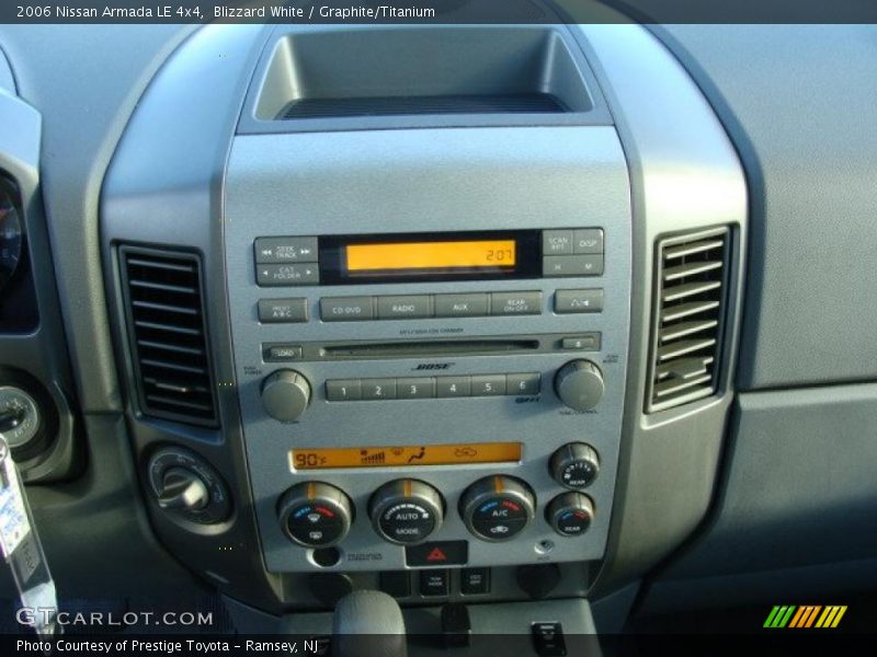 Blizzard White / Graphite/Titanium 2006 Nissan Armada LE 4x4
