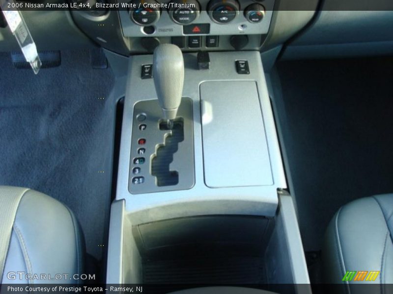 Blizzard White / Graphite/Titanium 2006 Nissan Armada LE 4x4