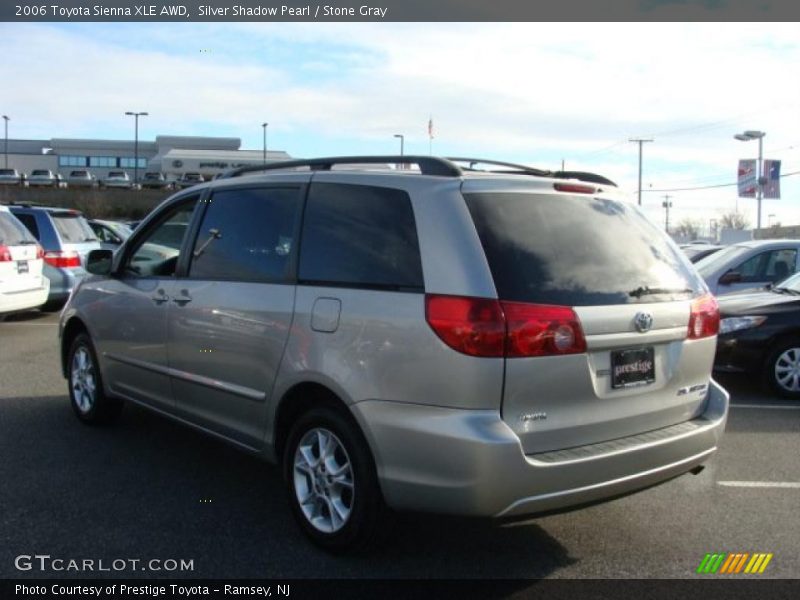 Silver Shadow Pearl / Stone Gray 2006 Toyota Sienna XLE AWD