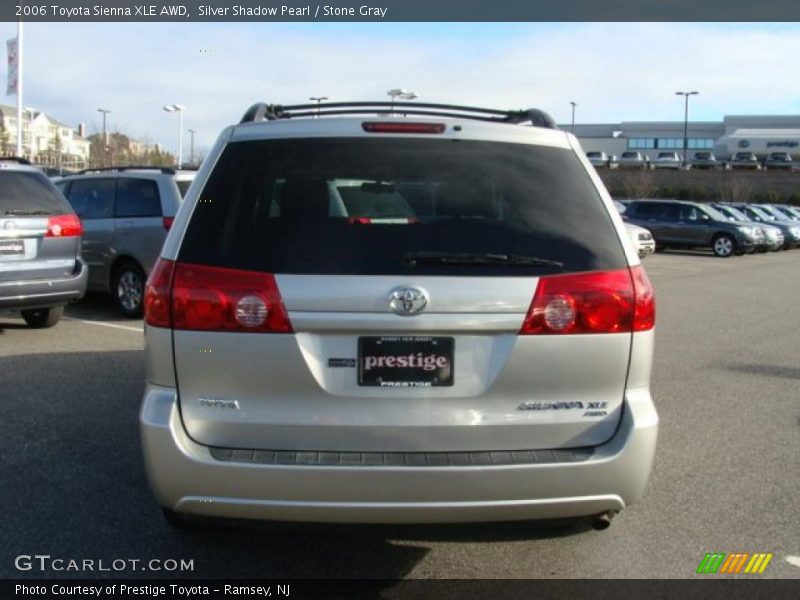 Silver Shadow Pearl / Stone Gray 2006 Toyota Sienna XLE AWD