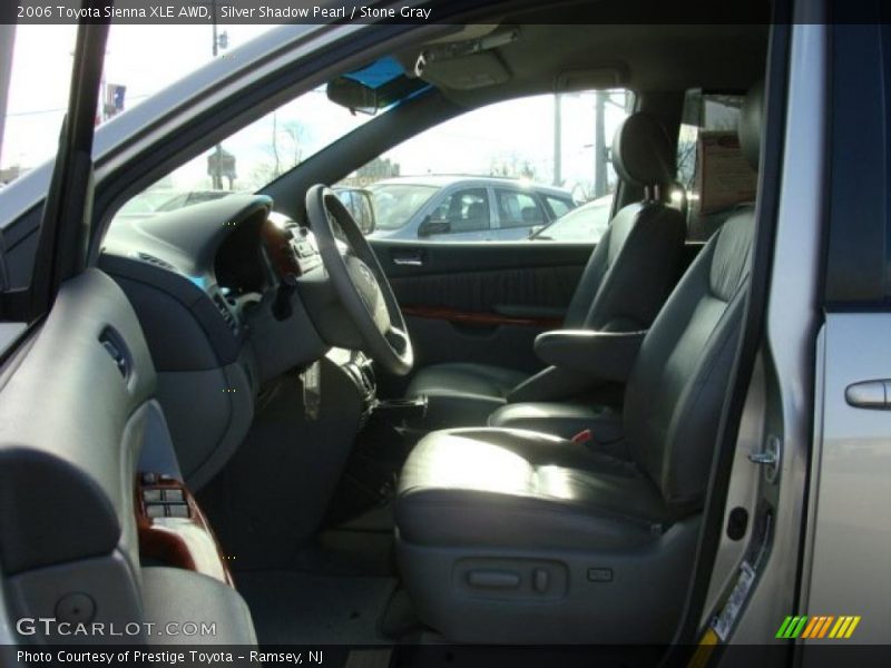 Silver Shadow Pearl / Stone Gray 2006 Toyota Sienna XLE AWD