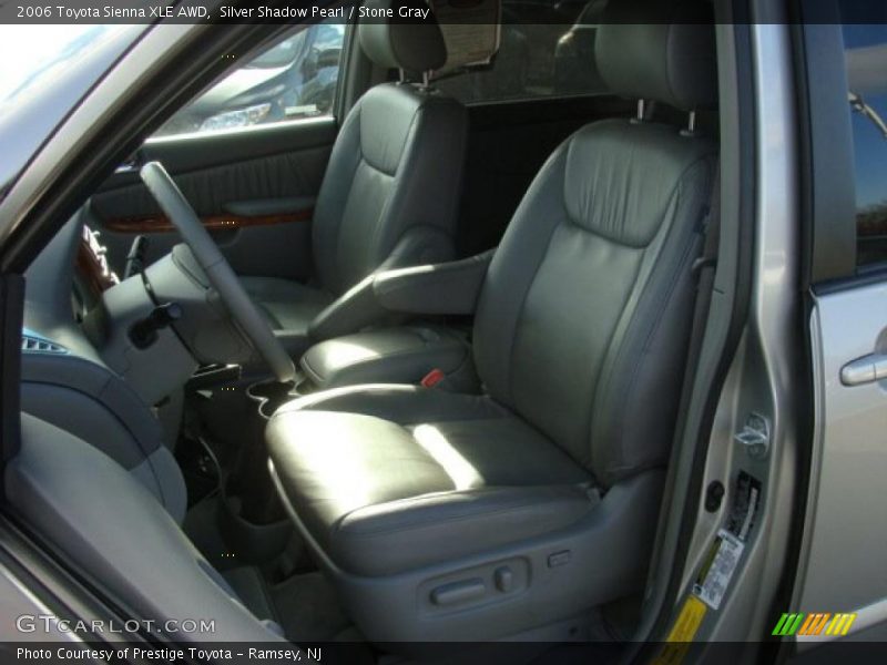 Silver Shadow Pearl / Stone Gray 2006 Toyota Sienna XLE AWD