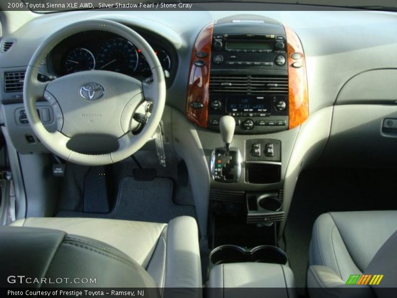 Silver Shadow Pearl / Stone Gray 2006 Toyota Sienna XLE AWD