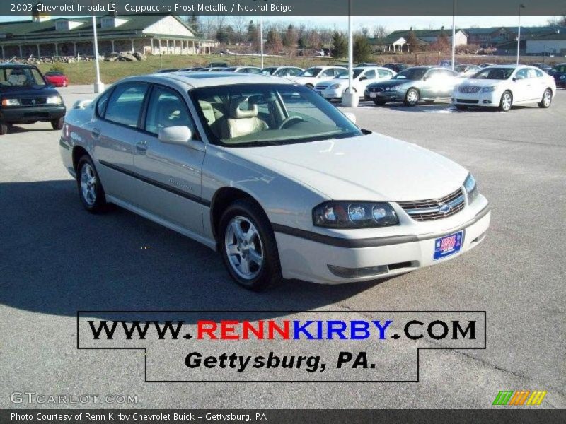 Cappuccino Frost Metallic / Neutral Beige 2003 Chevrolet Impala LS