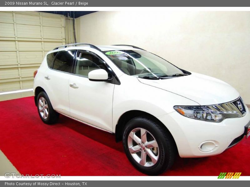 Glacier Pearl / Beige 2009 Nissan Murano SL