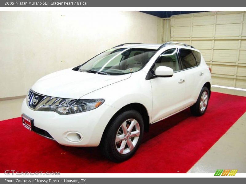 Glacier Pearl / Beige 2009 Nissan Murano SL