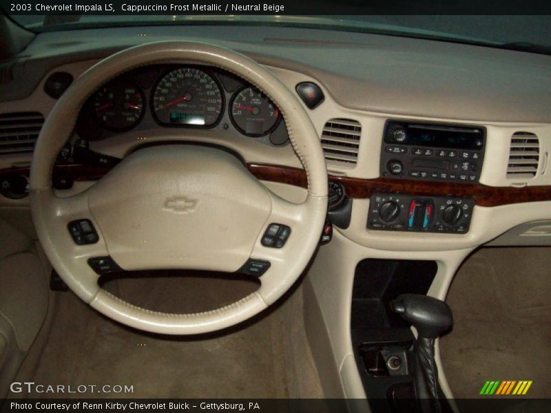 Cappuccino Frost Metallic / Neutral Beige 2003 Chevrolet Impala LS