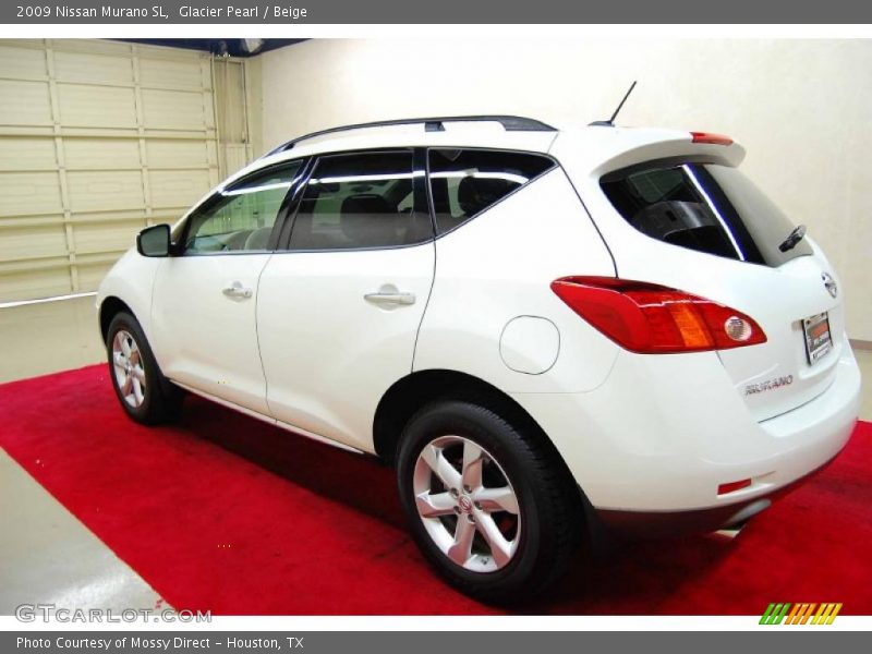 Glacier Pearl / Beige 2009 Nissan Murano SL
