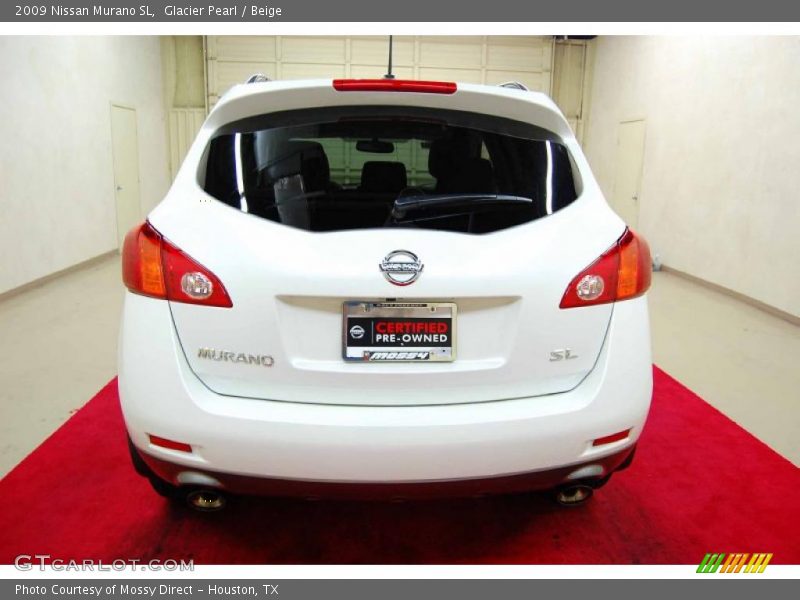 Glacier Pearl / Beige 2009 Nissan Murano SL