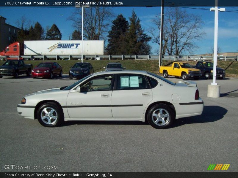 Cappuccino Frost Metallic / Neutral Beige 2003 Chevrolet Impala LS