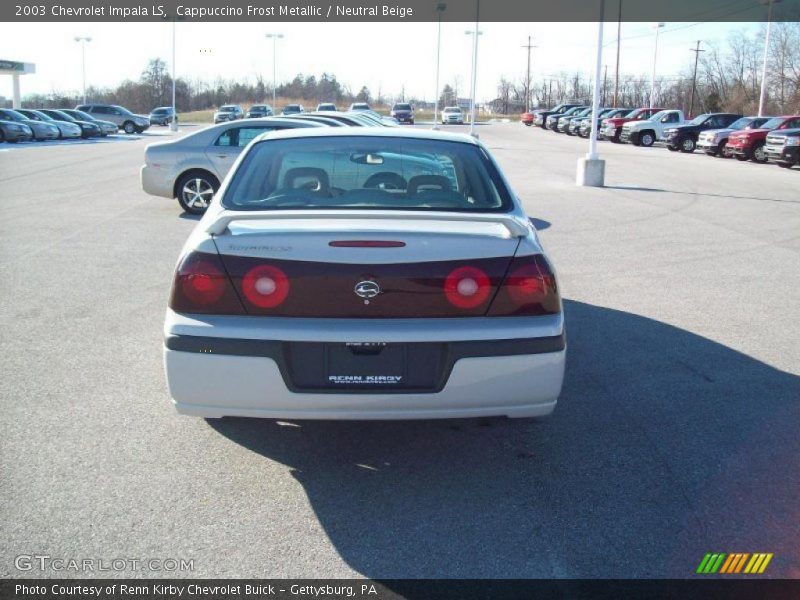 Cappuccino Frost Metallic / Neutral Beige 2003 Chevrolet Impala LS