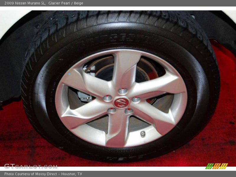 Glacier Pearl / Beige 2009 Nissan Murano SL