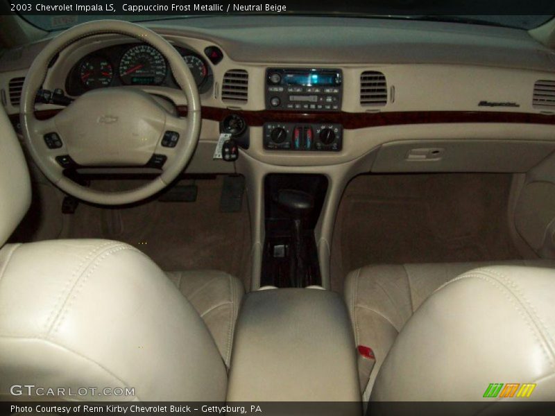 Cappuccino Frost Metallic / Neutral Beige 2003 Chevrolet Impala LS