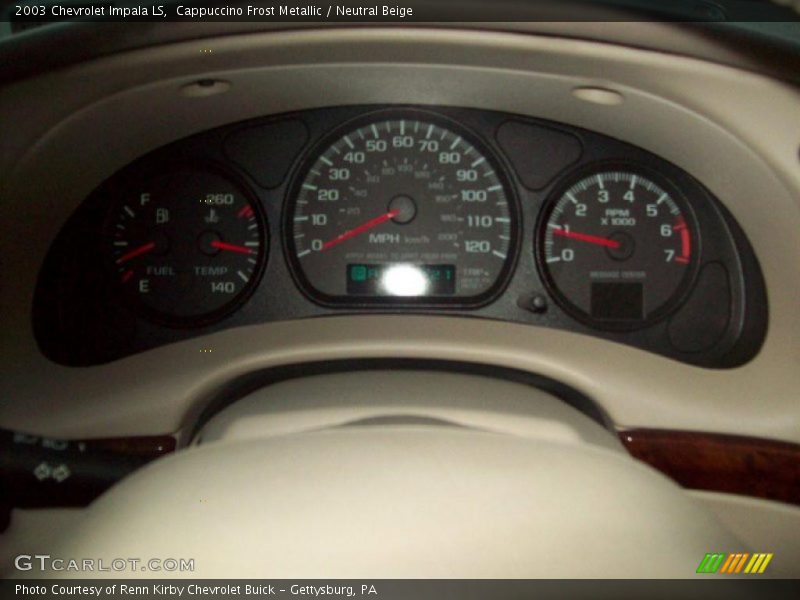 Cappuccino Frost Metallic / Neutral Beige 2003 Chevrolet Impala LS