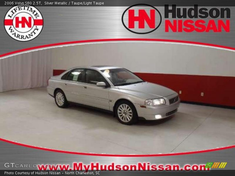 Silver Metallic / Taupe/Light Taupe 2006 Volvo S80 2.5T