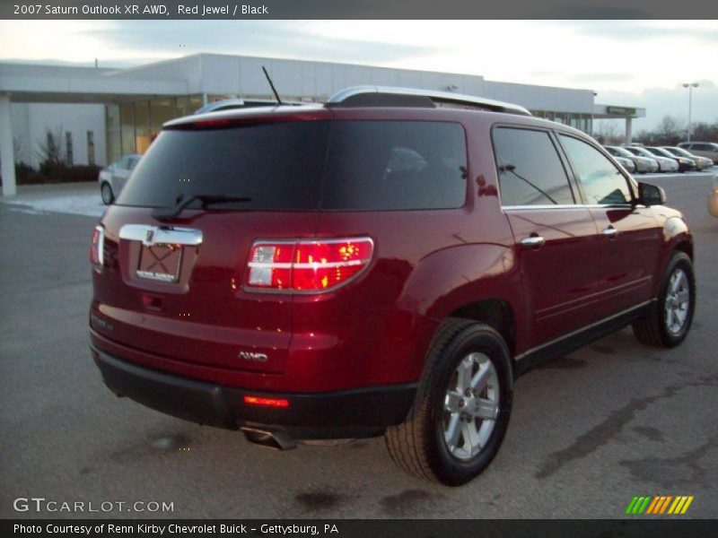 Red Jewel / Black 2007 Saturn Outlook XR AWD