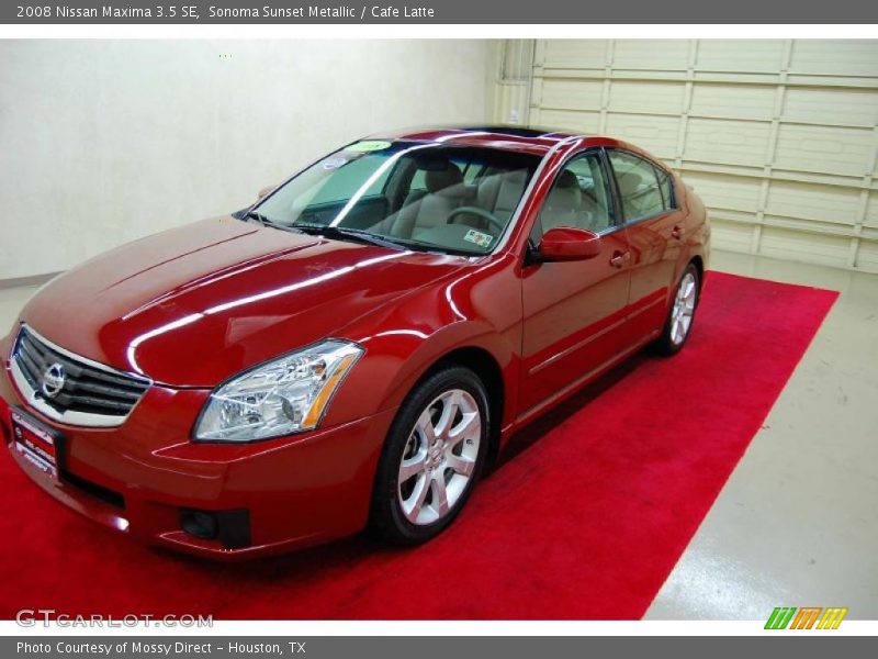 Sonoma Sunset Metallic / Cafe Latte 2008 Nissan Maxima 3.5 SE