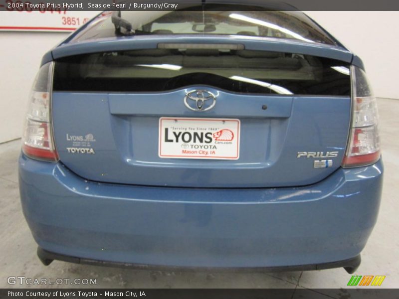 Seaside Pearl / Burgundy/Gray 2004 Toyota Prius Hybrid