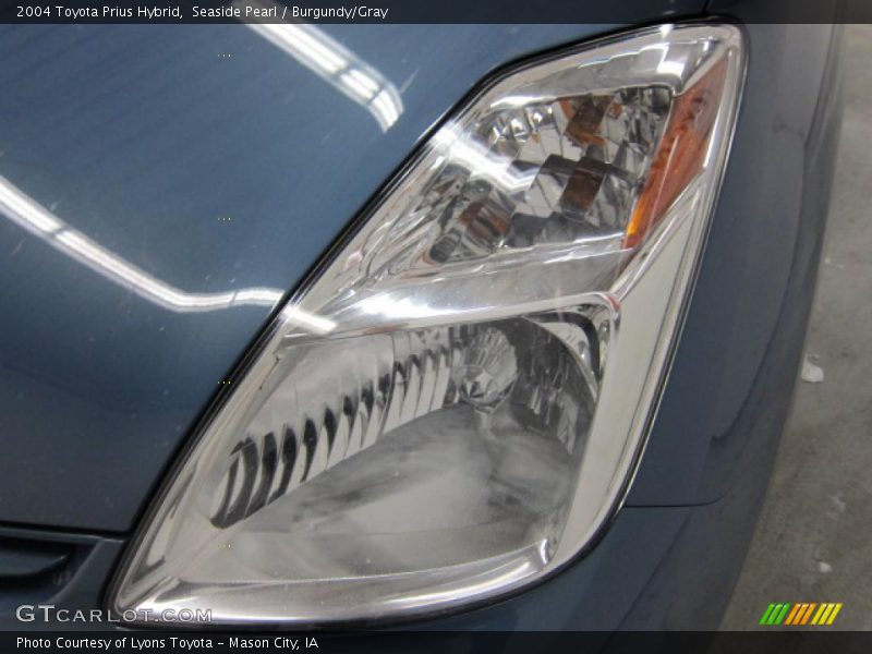 Seaside Pearl / Burgundy/Gray 2004 Toyota Prius Hybrid